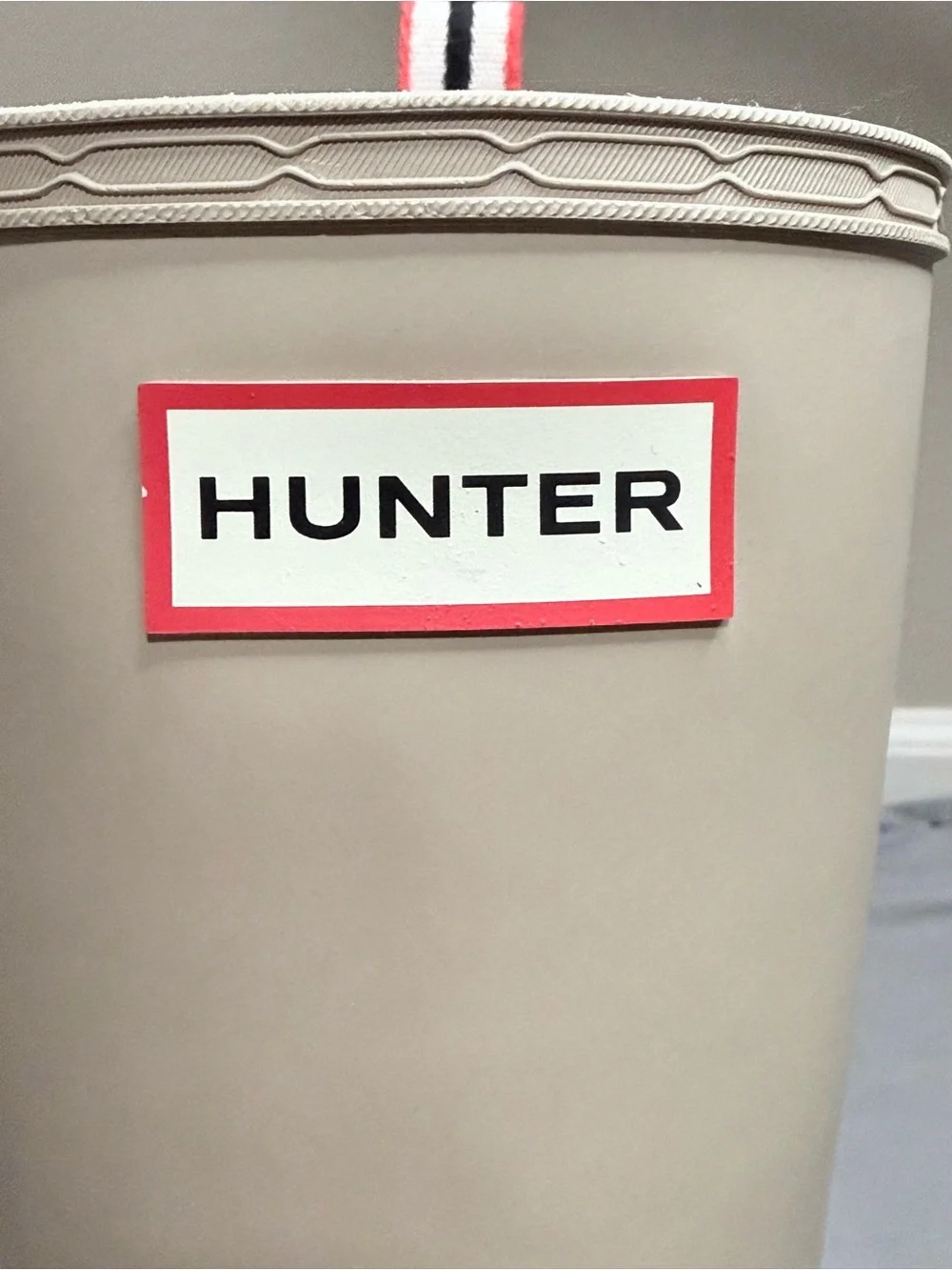 Hunter Women’s Original Play Tall Zinc Tan Waterproof Rain Boot -Sz 11, Like New